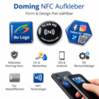 Doming 3D NFC-Aufkleber im Wunschdesign