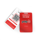Yelp! NFC Karte - mit LOGO - PVC matt - 85,6 x 54 mm - Hochformat