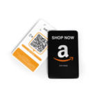 Amazon NFC Karte - mit LOGO - PVC glänzend - 85,6 x 54 mm - Hochformat