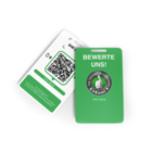 eKomi NFC Karte - mit LOGO - PVC matt - 85,6 x 54 mm - Hochformat - Langlochschlitzung