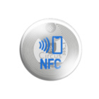 NFC Sticker Epoxy - On-Metal - ø 30 mm - transparent rund (optional mit Kodierung)