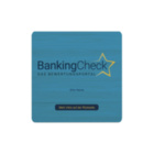 BankingCheck NFC Schild - mit LOGO - Bambus Holz - 93 x 93 mm