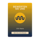 Kununu NFC Aufsteller - mit LOGO - Bambus Holz - A6 (105 x 148 mm)