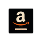 Amazon NFC Schild - mit LOGO - Bambus Holz - 93 x 93 mm