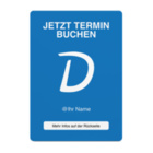 Doctolib NFC Aufsteller - mit LOGO - PVC glänzend - A6 (105 x 148 mm)