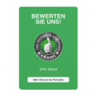 eKomi NFC Aufsteller - mit LOGO - PVC glänzend - A6 (105 x 148 mm)