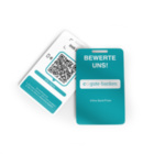 gute-Banken NFC Karte - mit LOGO - PVC glänzend - 85,6 x 54 mm - Hochformat - Langlochschlitzung