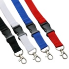 Schlüsselband mit Karabinerhaken, abnehmbarer Plastikschnalle und Sicherheitsverschluss