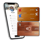 Metallkarten - NFC Kupfer Visitenkarten mit NTAG213