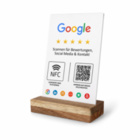 NFC Multi-Link Aufsteller - PETG - A6 (105 x 148 mm) - Ihre Digitale Präsenz - selbst konfigurieren